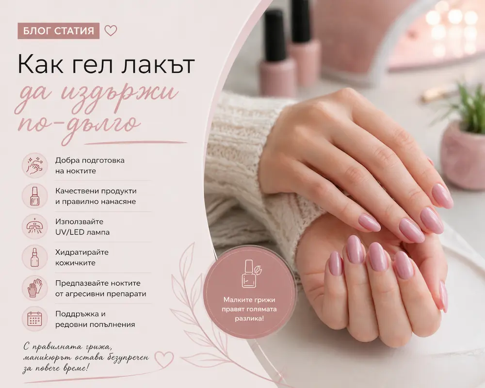 Как гел лакът да издържи по-дълго